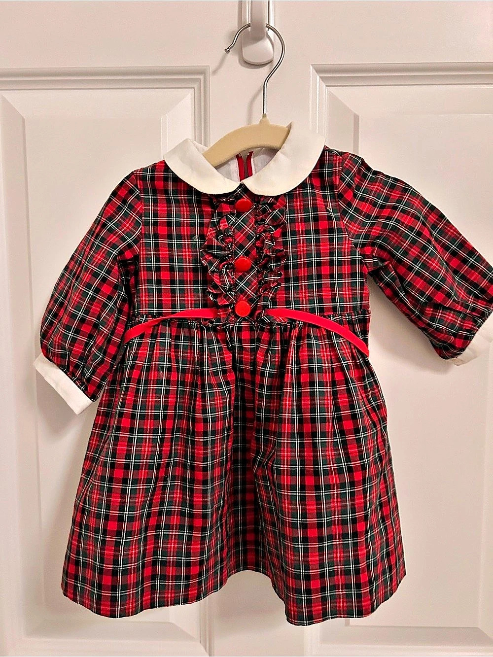 French Connection Plaid Collared Dress Size 12M